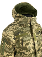 Куртка-бушлат военная мужская тактическая ВСУ (ЗСУ) Пиксель 20222060-46 8844 46 размер TR_3343 - изображение 3