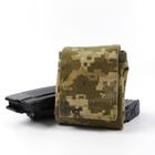 Универсальный современный тактический подсумок для сброса магазинов армейский ВСУ М-4 Kiborg Пиксель - изображение 7