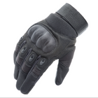 Военные перчатки с защитой костяшек ReFire Gear для сенсорных экранов М черный - изображение 4