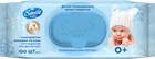 Дитячі вологі салфетки для немовлят - Smile Ukraine Baby Newborn 100шт (262601-18448)