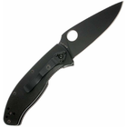 Ніж складний Spyderco Tenacious Black Blade (C122GBBKP) - зображення 3