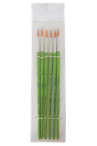 Кисть синтетика кругла №6 ZB.6932SR-6 KIDS ZiBi (6/60шт)