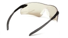 Стрелковые очки с баллистической защитой открытые Pyramex Intrepid-II (indoor/outdoor mirror) зеркальные полутемные - изображение 4