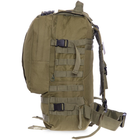 Рюкзак тактический с подсумками RECORD TY-7100 50л 53х32х16см оливковый - изображение 8