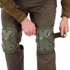 Защита тактическая наколенники налокотники SP-Sport ZK-16 цвет оливковый - изображение 5