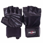 Перчатки многоцелевые тактичиские кожаные Zelart SB-161064 размер L черный - изображение 7