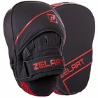 Лапа Изогнутая для бокса и единоборств Zelart VL-3148 25x18x5см 2шт Черный-красный