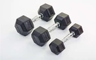 Гантель цельная шестигранная ZELART TA-5159-4 1шт 4кг