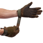 Перчатки тактические BLACKHAWK BC-4468 Материал: флис, PL (полиэстер) Размер: ХL Цвет: Оливковый - зображення 5
