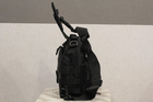Однолямочный городской туристический рюкзак Silver Knight на 9 литров с системой M.O.L.L.E Black (098-black) - изображение 4