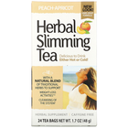 Травяной чай для похудения 21st Century "Herbal Slimming Tea" с сенной без кофеина, вкус персик-абрикос, 24 пакетика (48 г) - зображення 1