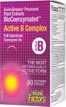 Natural Factors BioCoenzymated Active B Complex 60 капсул (4384304588)