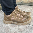 Кросівки чоловічі тактичні ЗСУ 6573 45 р 29,5 см коричневі (OPT-1990) - зображення 6