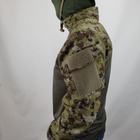 Рубашка мужская военная тактическая с липучками рип-стоп ВСУ (ЗСУ) Ubaks Убакс 20221839 7289 M 48 р хаки (OPT-1370) - изображение 2