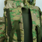 Тактичний Рюкзак Мультикам Molle з бічними підсумками 80 л Рюкзак військовий тактичний армійський камуфляжний 80л - зображення 7