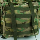 Тактический Рюкзак Мультикам Molle с боковыми подсумками 80 л Рюкзак военный тактический армейский камуфляжный 80л - изображение 12