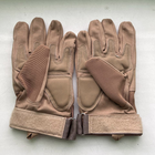 Перчатки военные тактические облегченные койот песочные - изображение 3