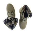 Зимові тактичні черевики (берці) BlackBay зелені на високій підошві (N-1-GREEN) | 41 (27.5см) - зображення 4