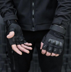 Тактические Перчатки Без Пальцев Перчатки С Открытыми Пальцами Размер XXL - изображение 5