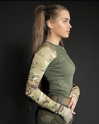 Рашгард тактичний унісекс UFB Clothing олива / мультикам NATO XL (56 розмір) - изображение 4