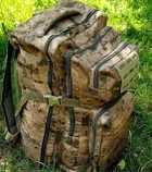 Тактический Рюкзак Военный Рюкзак Водостойкий Антивыгорающий Прочный Рюкзак на 50л - изображение 5