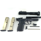 Стартовый сигнальный шумовой пистолет Kuzey F 92 Black под холостой патрон 9 мм с дополнительным магазином - изображение 5