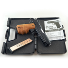 Стартовий сигнальний пістолет Kuzey 911 SX Black/Wooden калібр 9 мм. з додатковим магазином - зображення 2