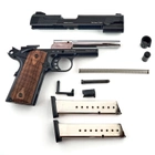 Стартовый, сигнальный шумовой пистолет Kuzey 911 Black под холостой патрон 9 мм с дополнительным магазином - изображение 6
