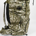 Тактичний рюкзак військовий на 85 літрів піксель армійський рюкзак ЗСУ - зображення 8