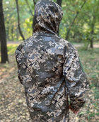 Тактическая куртка софт шелл пиксель военная р 54 - изображение 5