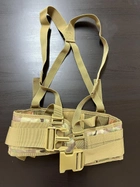 Тактический пояс с подтяжками и системой креплений Belt5 Straps мультикам - изображение 11
