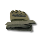 Тактические военные перчатки OKLAI Хаки Размер XL кTGL0102/XL - изображение 4