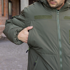 Зимняя военная куртка с капюшоном Хаки 54 размер - изображение 5