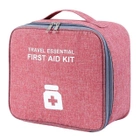 Аптечка сумка органайзер для медикаментів для подорожей для дому 25*22*12 см (473521-Prob) Рожевий - зображення 1