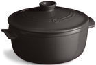 Кастрюля Emile Henry Cookware 4 л 27 см керамічна чорна (794540)