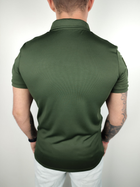 Тактическая футболка Поло Coolmax ТТХ олива M - изображение 4