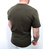 Тактична футболка НГУ ТТХ Хакі (еластична, бавовна + поліестер) 50 (L) - зображення 3