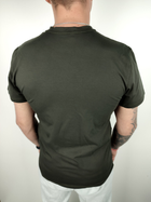 Тактична футболка НГУ ТТХ Хакі (еластична, бавовна + поліестер) 50 (L) - зображення 4