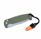 Нож складной туристический с свистком Axis Lock Ganzo G7412-GR-WS Green 205 мм - изображение 4