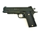 G38 Страйкбольный пистолет Galaxy Colt металлический пружинный черный - изображение 1