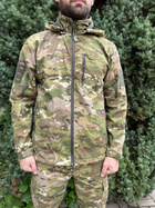 Теплый флисовый костюм куртка и штаны мужской Турция ВСУ (ЗСУ) Мультикам XL 86571 хаки - изображение 7