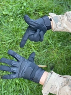Военные тактические рукавицы Blackhawk Чорные L - изображение 2