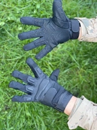 Військові тактичні рукавиці Blackhawk Чорні XL - зображення 1