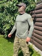 Тактическая футболка с рукавами VOGEL CoolMax Олива XL - изображение 6