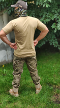 Військова футболка бавовна SINGLE SWORD койот M - зображення 4
