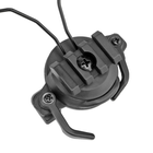 Адаптер крепление для наушников на шлем быстросьемное ARC Rail Helmet BeArmD Черный (1489601) - изображение 3