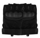 Тактичні Рукавиці Tactical Gloves PRO безпалі рукавички чорні розмір L - зображення 2
