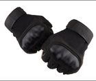 Тактичні Рукавиці Tactical Gloves PRO безпалі рукавички чорні розмір L - зображення 7