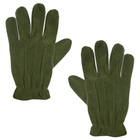 Флісові тактичні рукавички перчатки зимові UkrCossacks 1.0 хакі - зображення 4