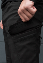 Утеплені тактичні штани на флісі modern XL black - зображення 7